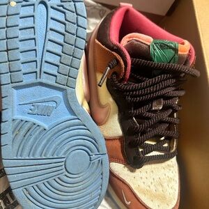 Nike Dunk x Social Status chocolate milk dunks